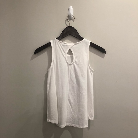 Girls Gymboree white hula girl swing tank sz 8 - Picture 4 of 5